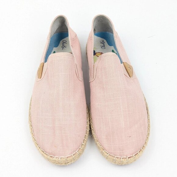 Womens Olukai Shoes Size 10 Kaula Pa'a Kapa Espadrilles Rose Pink - Picture 3 of 7